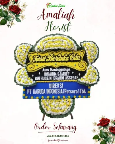 Papan Bunga Duka di Cigondewah Kaler