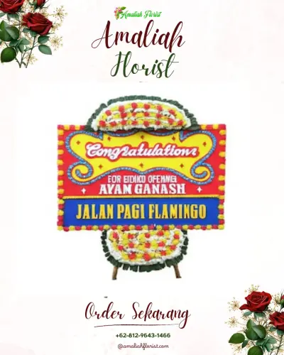 Bunga Papan Congratulation di Cigondewah Kaler